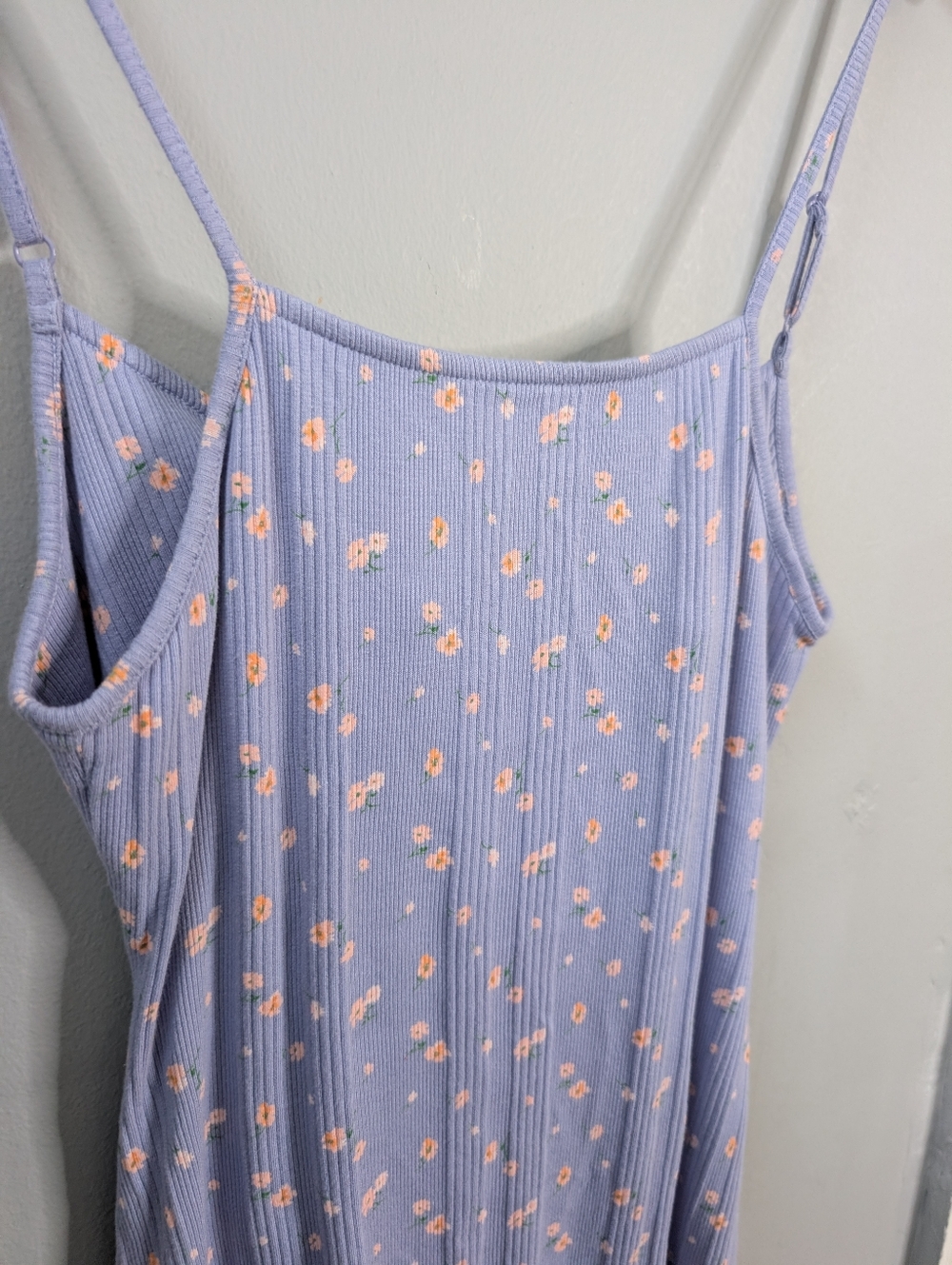 American Eagle Blue Floral Tie Back Mini Dress M Medium - Picture 3 of 6
